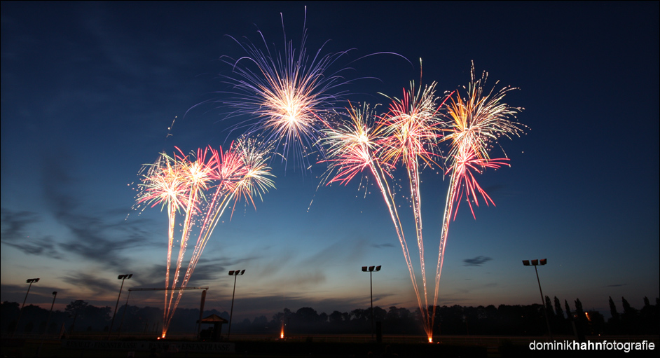 Fotografie Feuerwerk Pyro Games 2009 Dortmund